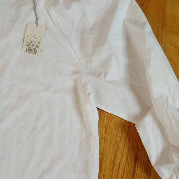 White Mixed Media Top - Picture 2 of 5